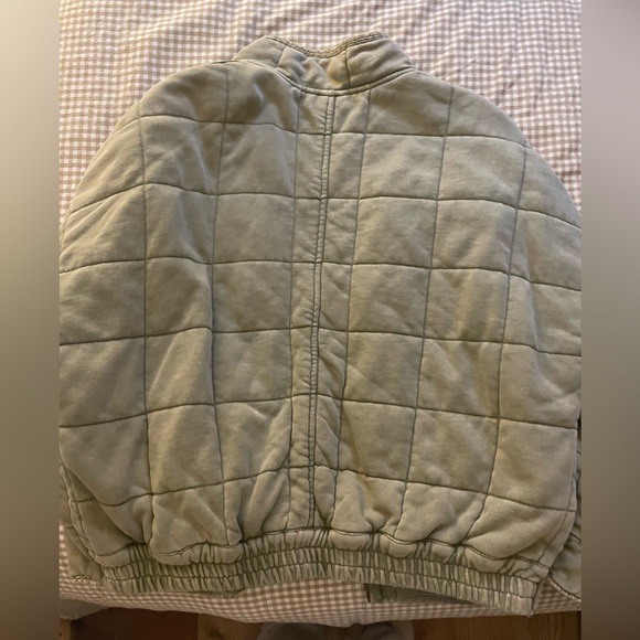 Free People Dolman Quilted Knit Jacket size M - Picture 5 of 5